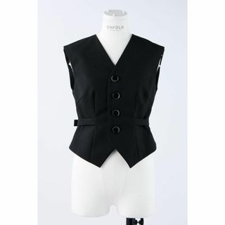 ㊳ 入手困難 新品 ENFOLD MINIMAL-SHAPE-VEST ブラック