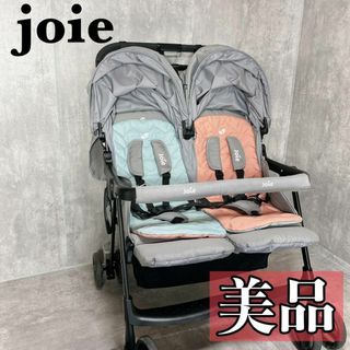 Joie (ベビー用品) - 美品　人気　joie　エアツイン　横型　2人乗り　ベビーカー　軽量　双子　年子