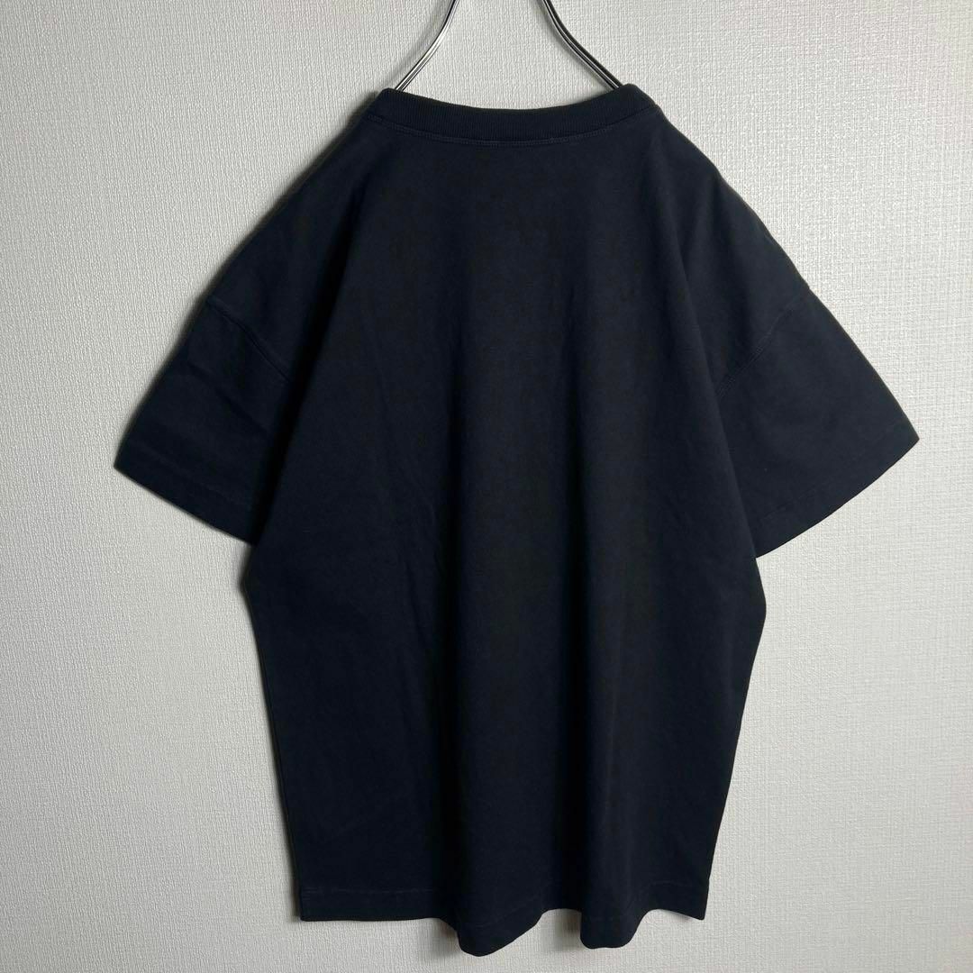 Acne Studios(アクネストゥディオズ)の【即完売モデル】アクネスタジオ　ワンポイントロゴ入りTシャツ　XS　黒　ブラック メンズのトップス(Tシャツ/カットソー(半袖/袖なし))の商品写真
