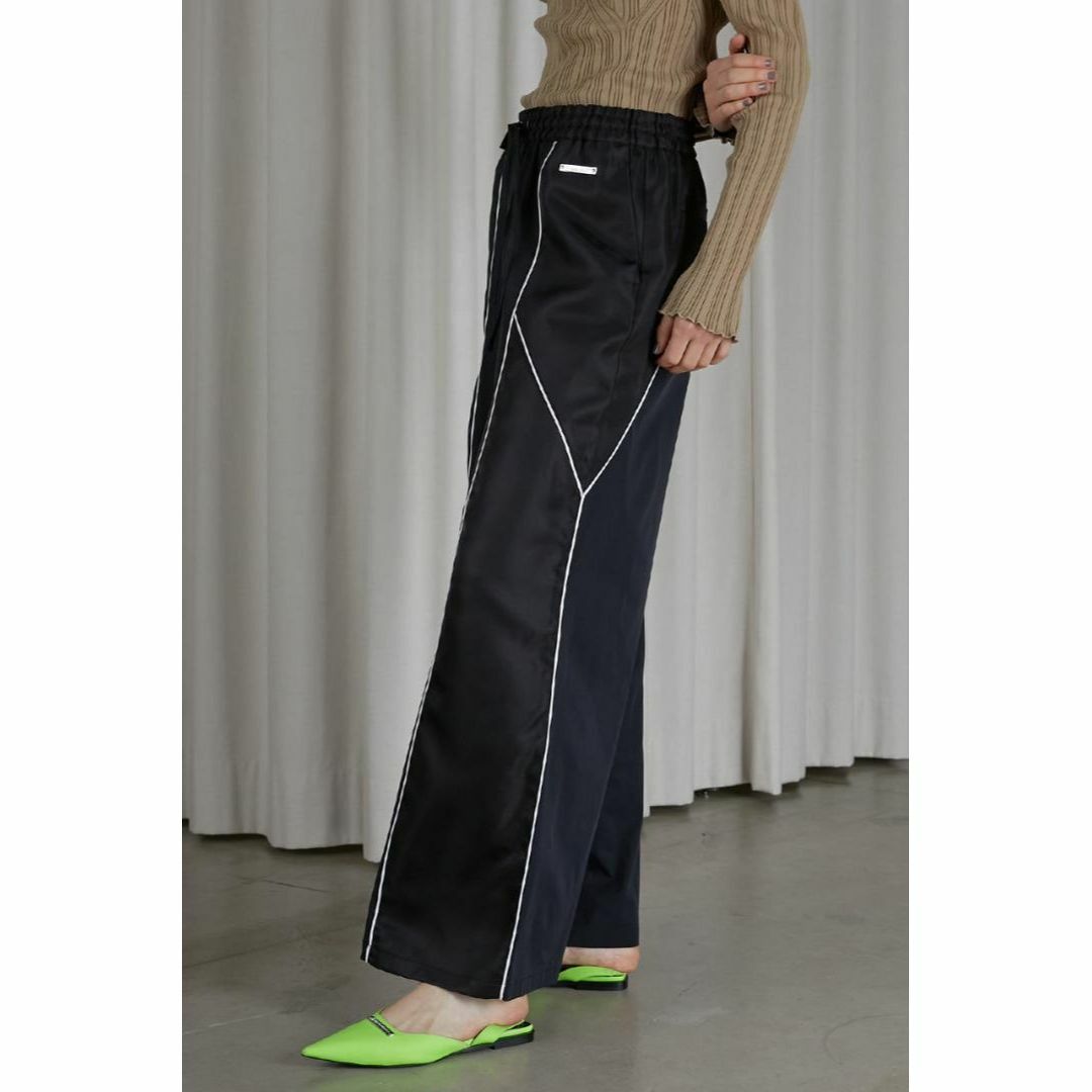 ㊱ 新作 新品 プランクプロジェクト Satin Track Pants BLK レディースのパンツ(カジュアルパンツ)の商品写真