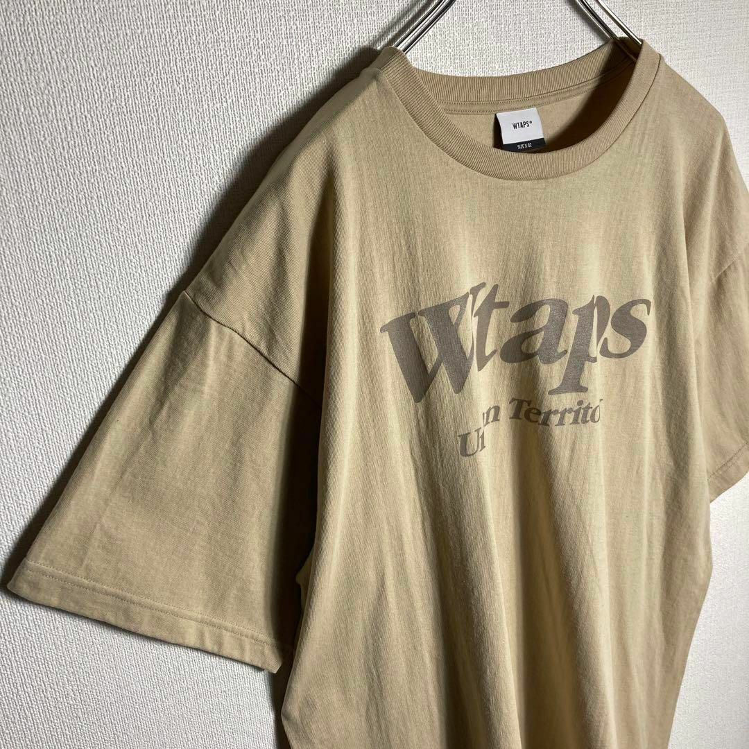 W)taps(ダブルタップス)の【新品未使用】Wtaps　ダブルタップス　ビッグロゴ入りTシャツ　size02 メンズのトップス(Tシャツ/カットソー(半袖/袖なし))の商品写真