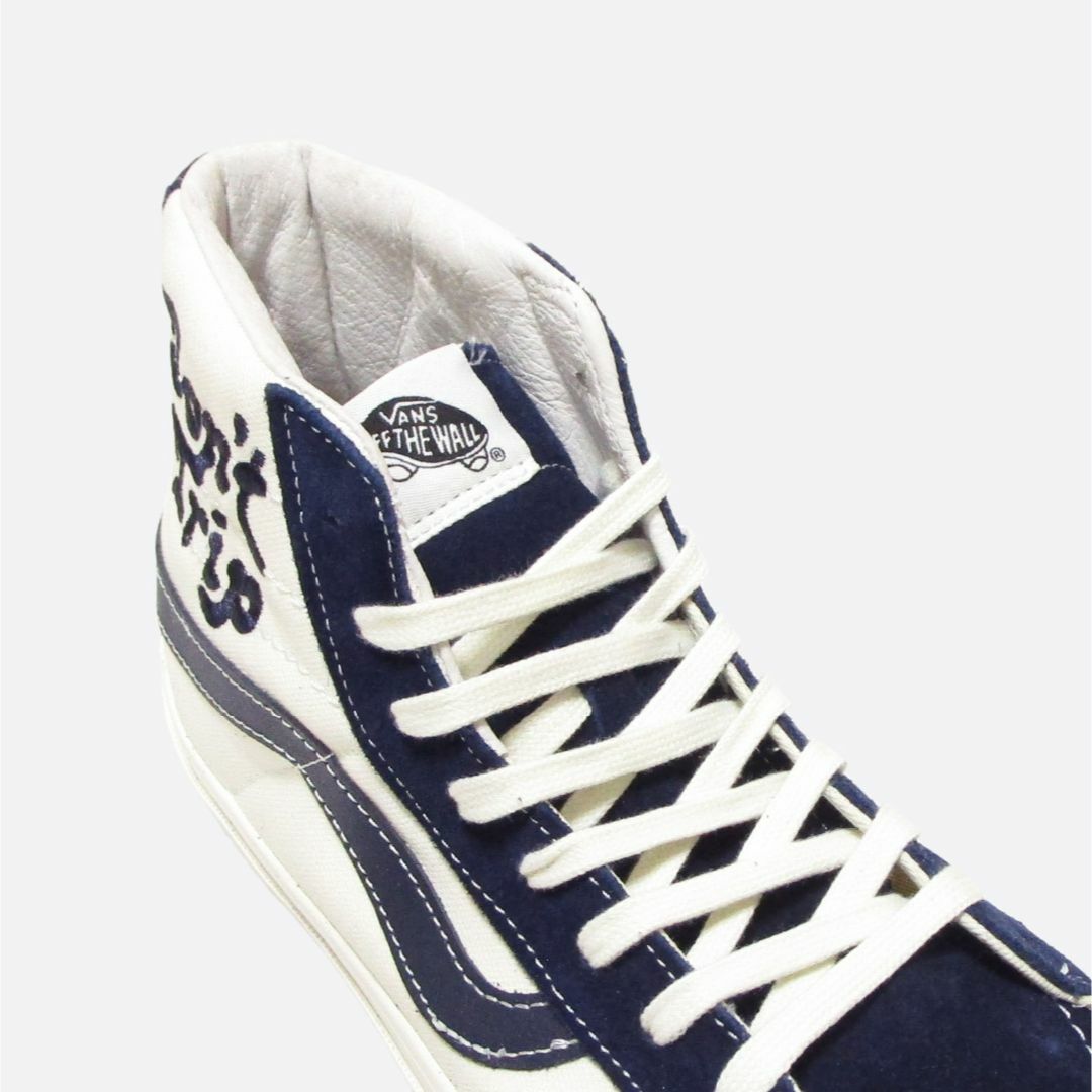 VANS VAULT(バンズボルト)の★新品★バンズ★フリー&イージーSK8-Hi (White/Navy/10.5) メンズの靴/シューズ(スニーカー)の商品写真