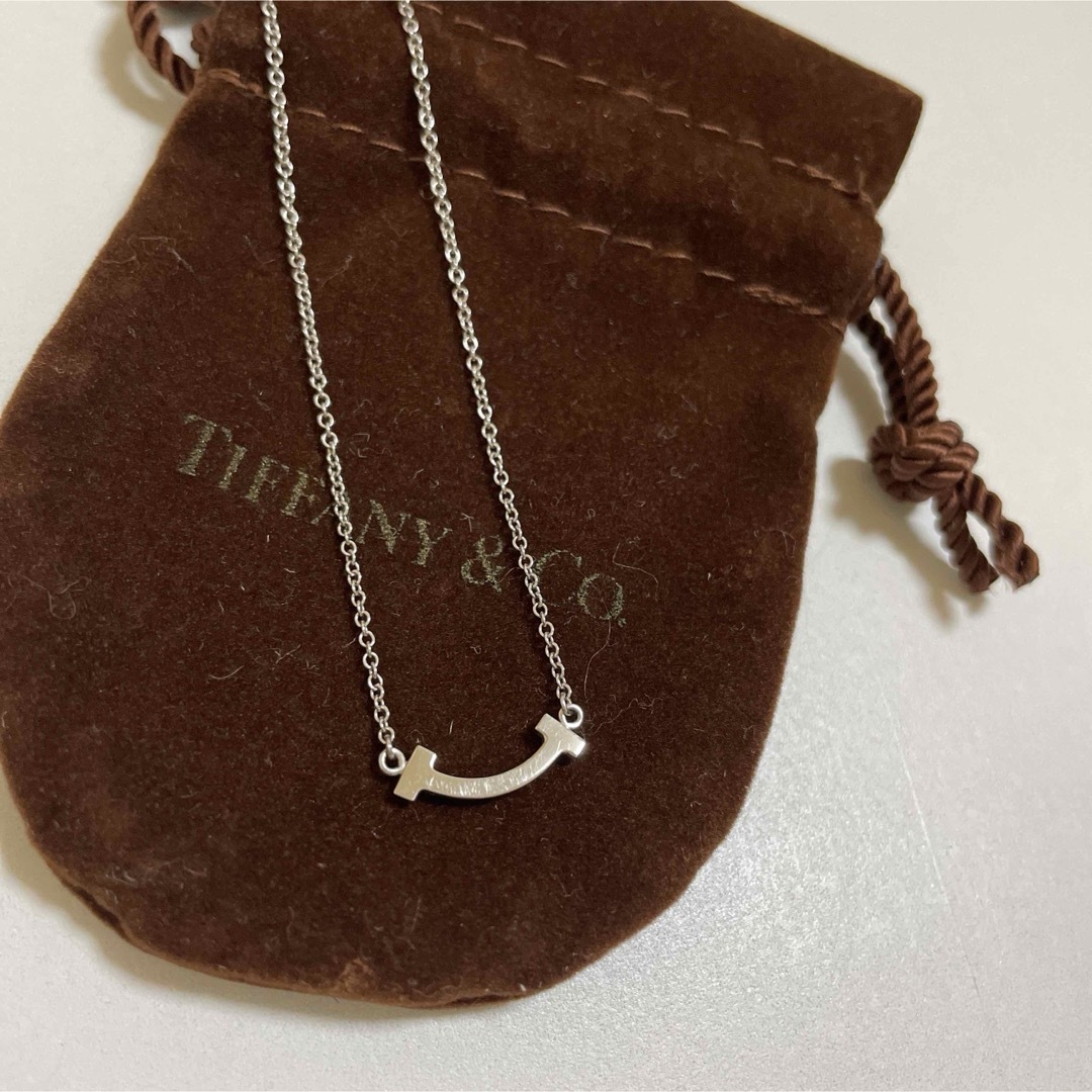 Tiffany & Co.(ティファニー)のティファニー　Tスマイルダイヤモンドネックレス　ティースマイル　ホワイトゴールド レディースのアクセサリー(ネックレス)の商品写真