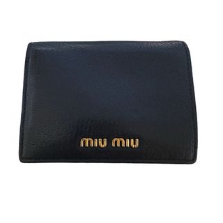 miumiu - 最終価格  miumiu 二つ折り財布