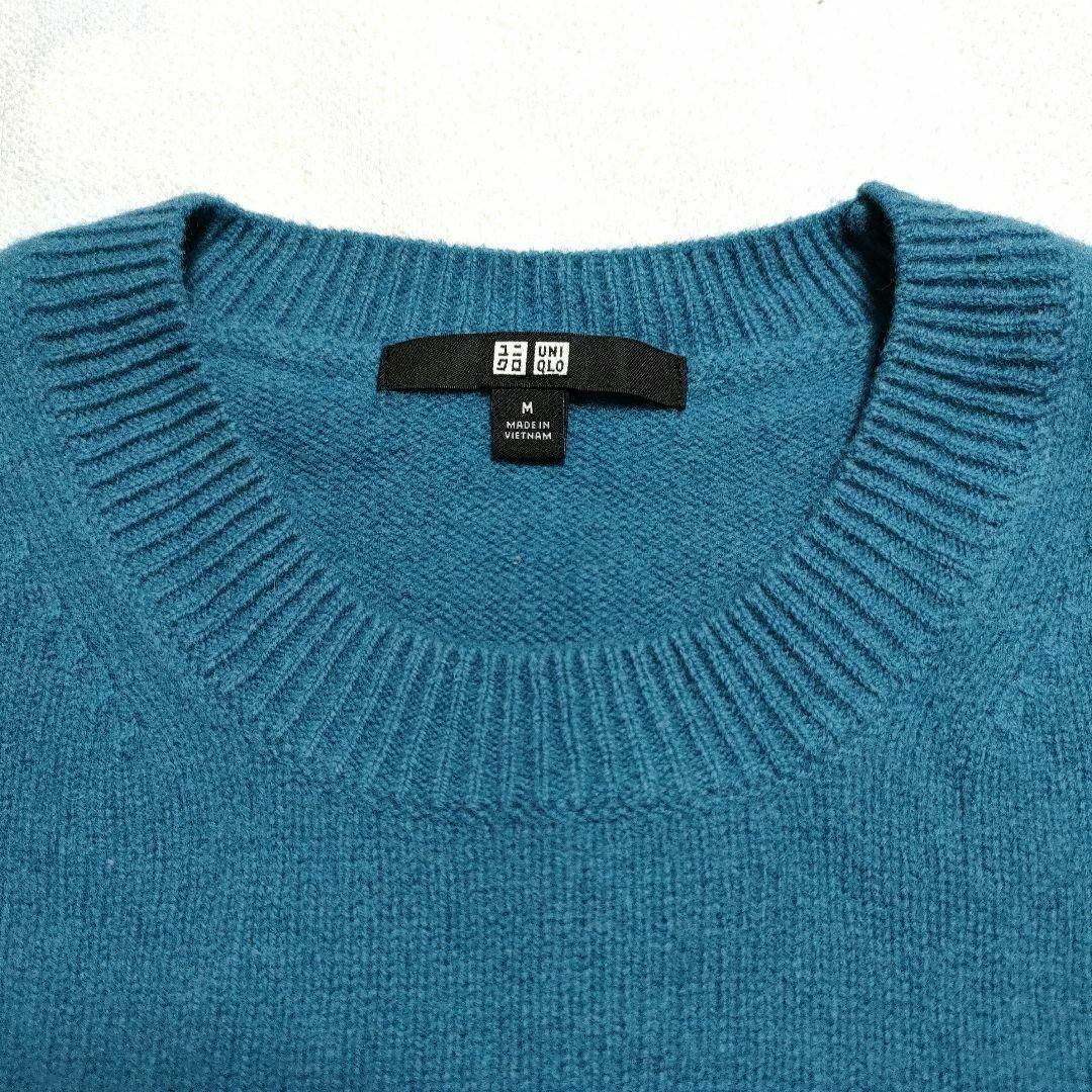 UNIQLO(ユニクロ)のUNIQLO ユニクロ (M)　プレミアムラムクルーネックセーター レディースのトップス(ニット/セーター)の商品写真