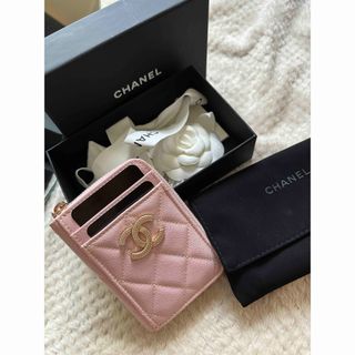 CHANEL - CHANEL シャネル キャビアスキン コインケース ピンク