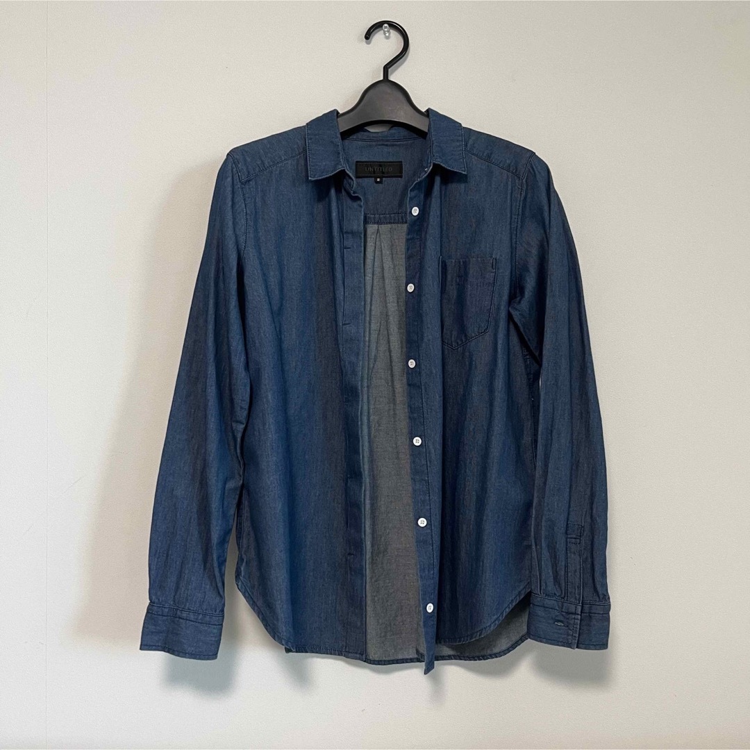 UNTITLED(アンタイトル)のアンタイトル　デニムシャツ　タンガリーシャツ メンズのジャケット/アウター(Gジャン/デニムジャケット)の商品写真