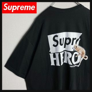 シュプリーム(Supreme)の【2XLサイズ】シュプリーム　Tシャツ　SUPERHERO　即完売モデル　美品(Tシャツ/カットソー(半袖/袖なし))