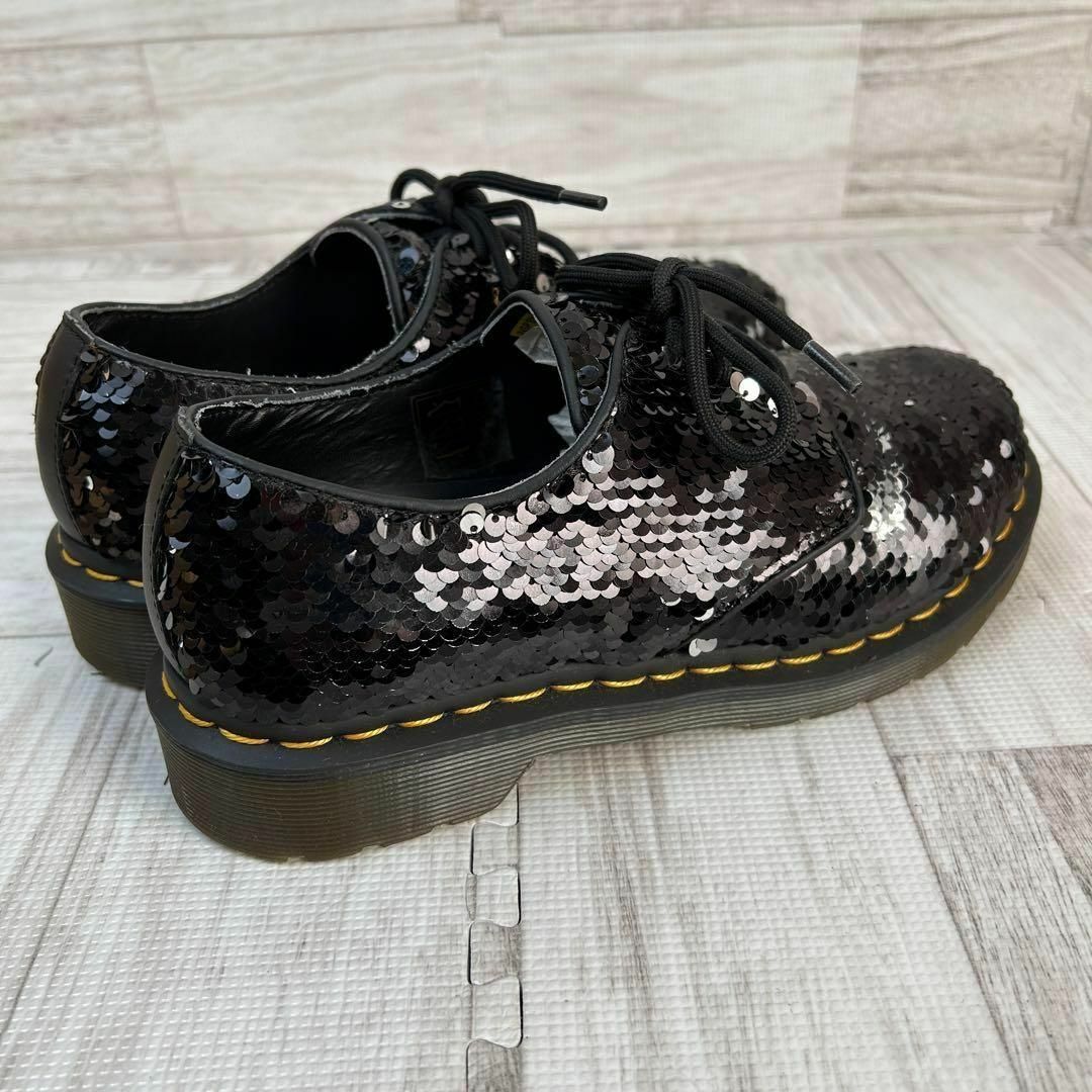 Dr.Martens(ドクターマーチン)の箱付き ドクターマーチン SEQN シークイン 3ホール スパンコール 23cm レディースの靴/シューズ(ローファー/革靴)の商品写真