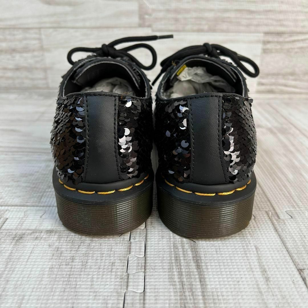 Dr.Martens(ドクターマーチン)の箱付き ドクターマーチン SEQN シークイン 3ホール スパンコール 23cm レディースの靴/シューズ(ローファー/革靴)の商品写真