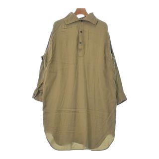 ドリスヴァンノッテン(DRIES VAN NOTEN)のDRIES VAN NOTEN ドリスヴァンノッテン シャツワンピース F 茶 【古着】【中古】(その他)