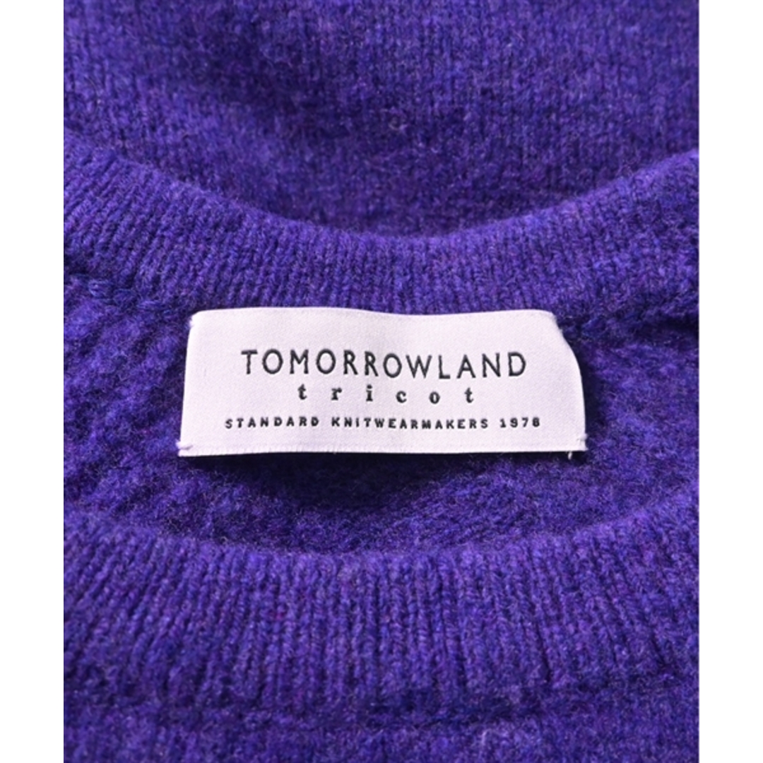 TOMORROWLAND(トゥモローランド)のTOMORROWLAND トゥモローランド ニット・セーター M 紫 【古着】【中古】 メンズのトップス(ニット/セーター)の商品写真