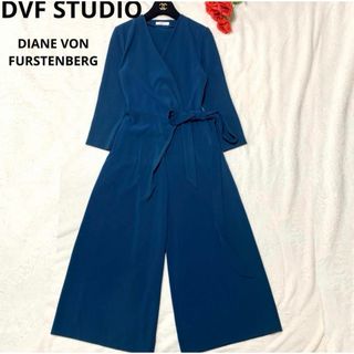 【美品】DIANE von FURSTENBERG オールインワン カシュクール