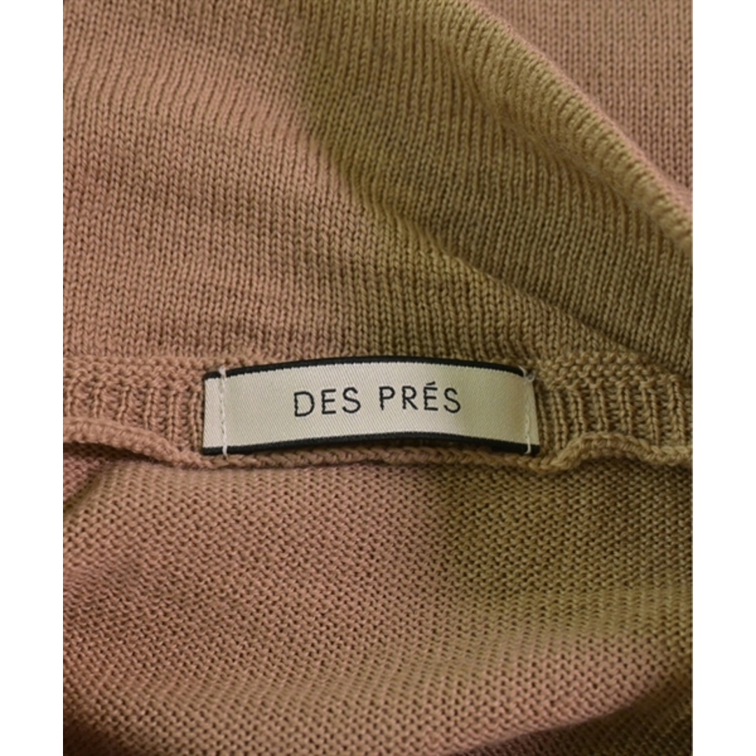 DES PRES(デプレ)のDES PRES デプレ ニット・セーター S ベージュ 【古着】【中古】 レディースのトップス(ニット/セーター)の商品写真