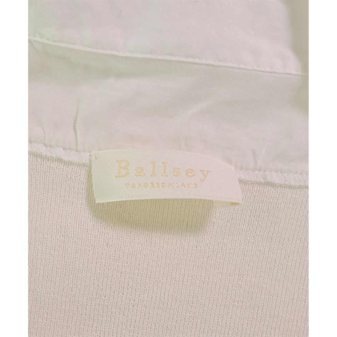 Ballsey(ボールジィ)のBallsey ボールジー ベスト/ノースリーブ S 白 【古着】【中古】 レディースのトップス(ベスト/ジレ)の商品写真