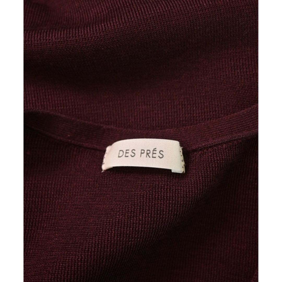DES PRES(デプレ)のDES PRES デプレ ニット・セーター S 赤紫 【古着】【中古】 レディースのトップス(ニット/セーター)の商品写真