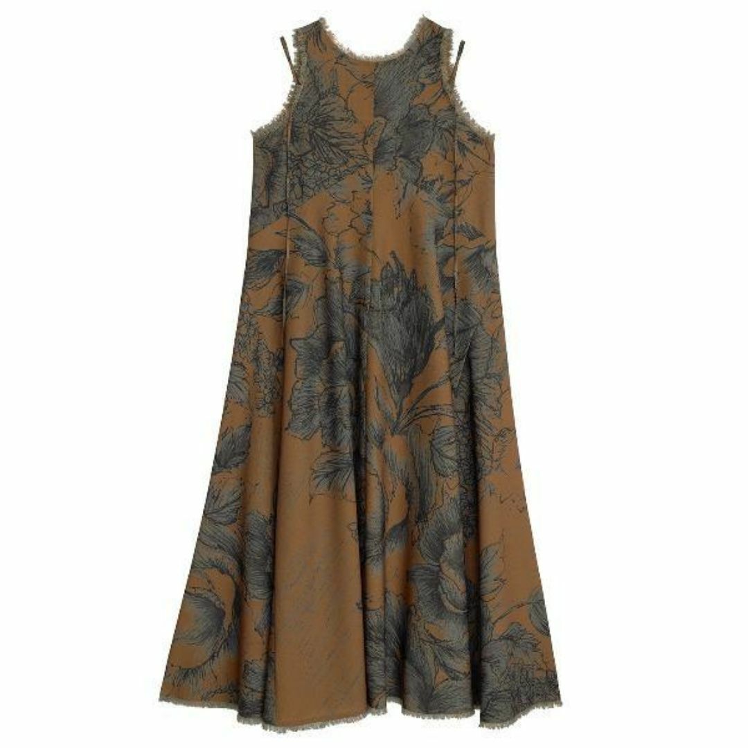 Ameri VINTAGE(アメリヴィンテージ)のKEITAMARUYAMA × AMERI VOLUME FLARE DRESS レディースのワンピース(ロングワンピース/マキシワンピース)の商品写真