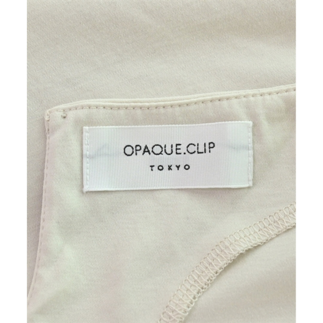 OPAQUE.CLIP(オペークドットクリップ)のOPAQUE.CLIP Tシャツ・カットソー 40/L ベージュ 【古着】【中古】 レディースのトップス(カットソー(半袖/袖なし))の商品写真