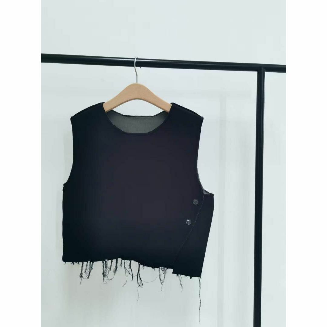 パーバーズの出品一覧はこちら即日発送 新品 PERVERZE Slip Knit Vest Black