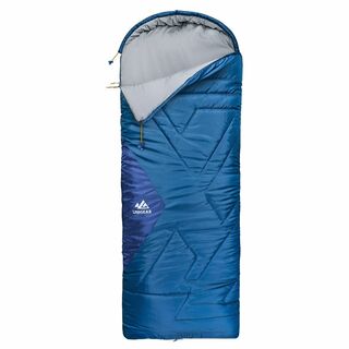 【色: ブルー】Unigear Camfy Bed 30°F 寝袋 シュラフ 封(寝袋/寝具)