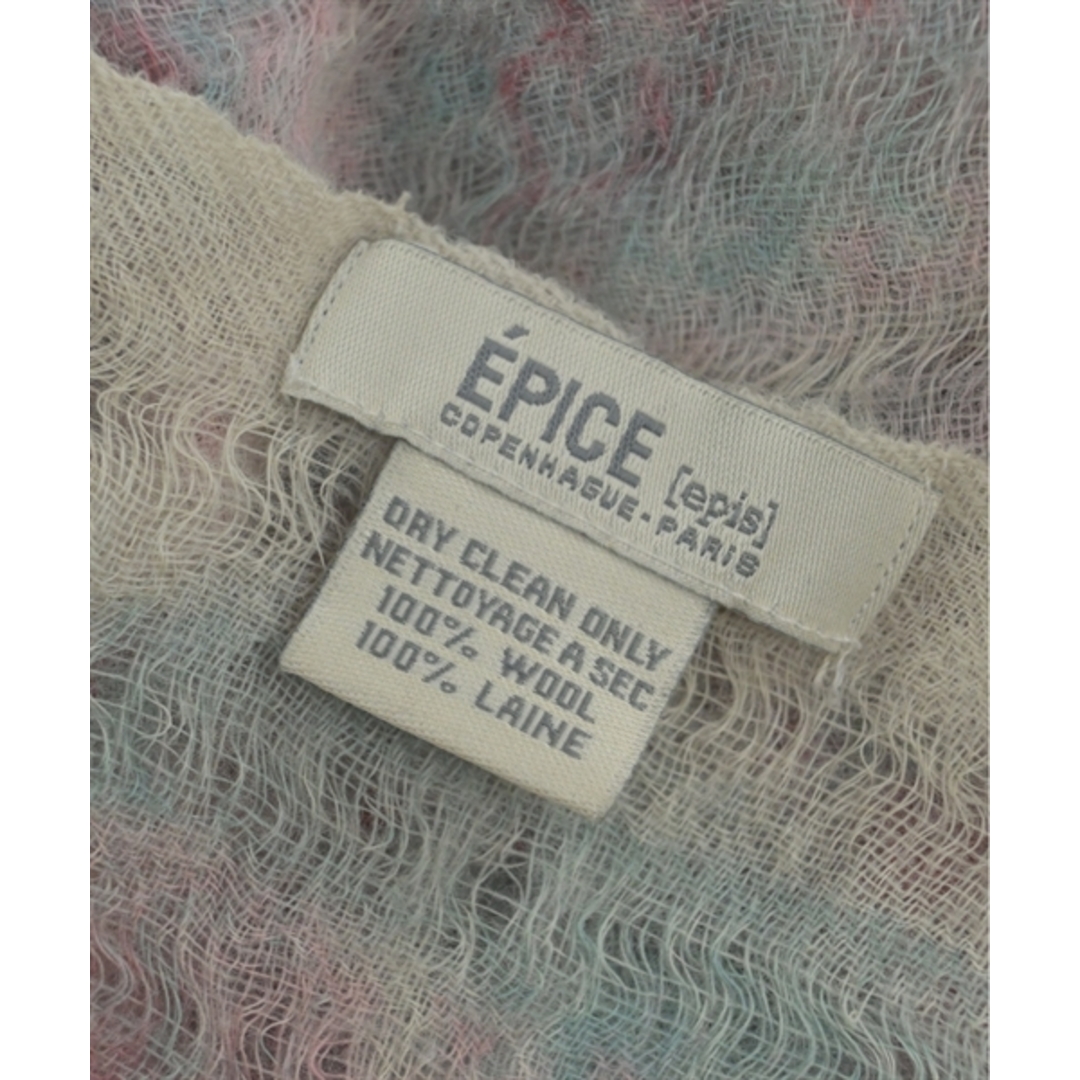 EPICE(エピス)のEPICE エピス ストール - 水色xピンクx緑等(総柄) 【古着】【中古】 レディースのファッション小物(ストール/パシュミナ)の商品写真