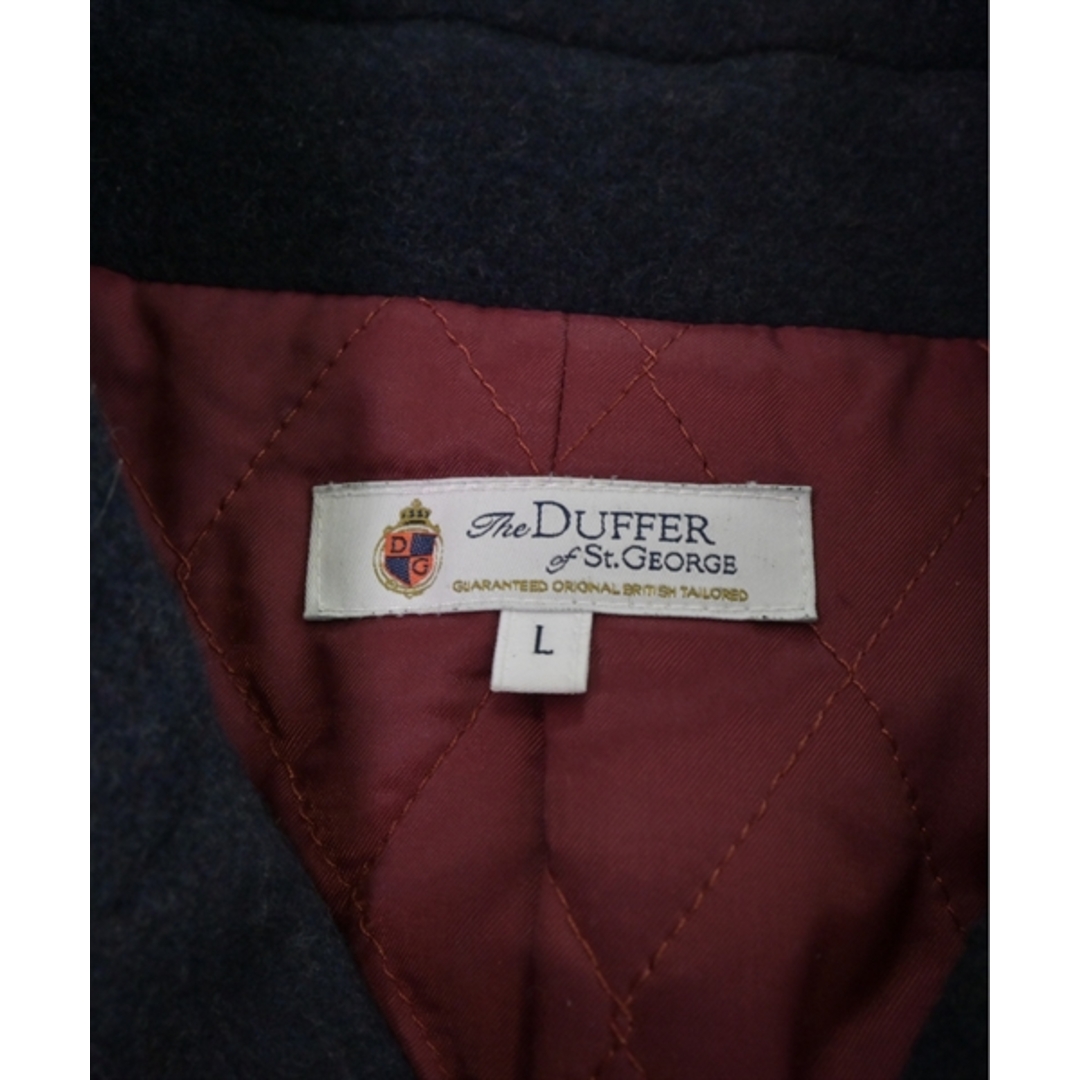 The DUFFER of ST.GEORGE(ザダファーオブセントジョージ)のTHE DUFFER OF ST. GEORGE ピーコート L 紺 【古着】【中古】 メンズのジャケット/アウター(ピーコート)の商品写真