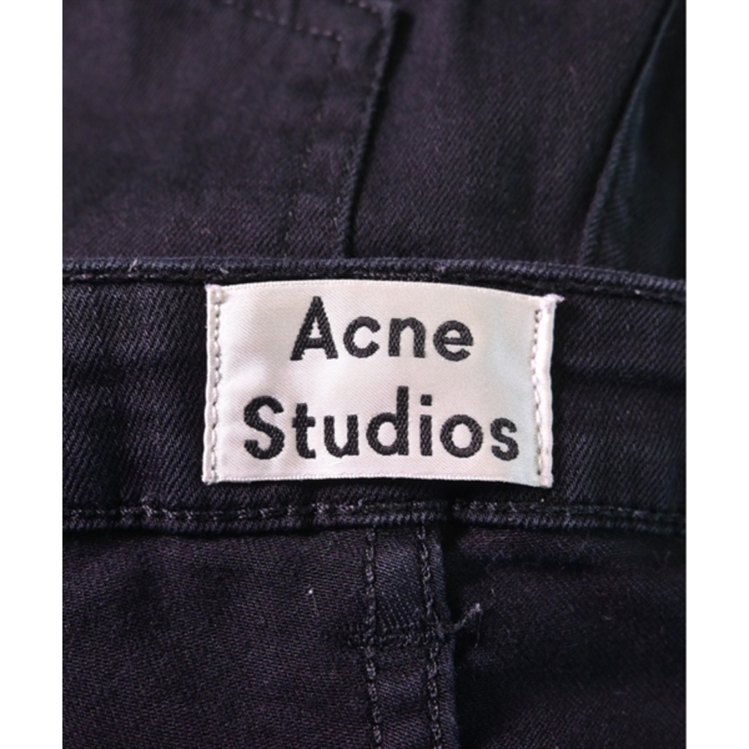 Acne Studios(アクネストゥディオズ)のAcne Studios デニムパンツ 26(M位) 黒(デニム) 【古着】【中古】 レディースのパンツ(デニム/ジーンズ)の商品写真