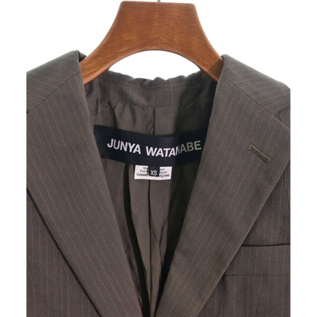 JUNYA WATANABE(ジュンヤワタナベ)のJUNYA WATANABE カジュアルジャケット XS カーキ系 【古着】【中古】 レディースのジャケット/アウター(テーラードジャケット)の商品写真