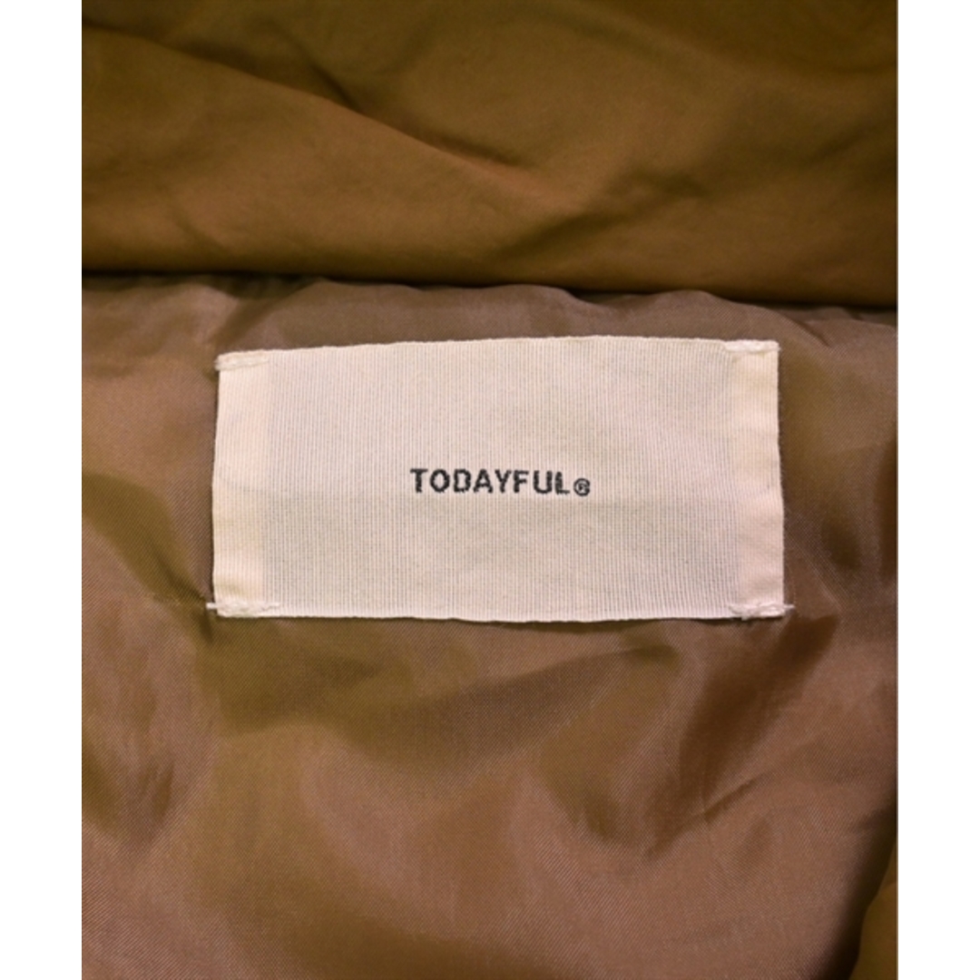 TODAYFUL(トゥデイフル)のTODAYFUL トゥデイフル ダウンジャケット/ダウンベスト 38(M位) 茶 【古着】【中古】 レディースのジャケット/アウター(ダウンジャケット)の商品写真