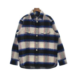 オールセインツ(All Saints)のALLSAINTS ブルゾン（その他） M 青x黒x白等(チェック) 【古着】【中古】(その他)