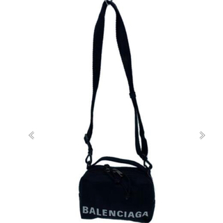 Balenciaga - バレンシアガ BALENCIAGA 本物 ロゴ刺繍 ナイロン ショルダーバッグ
