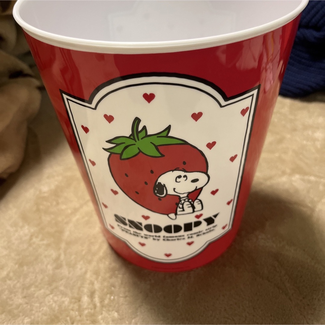 SNOOPY(スヌーピー)の一番くじ　SNOOPYゴミ箱 エンタメ/ホビーのおもちゃ/ぬいぐるみ(キャラクターグッズ)の商品写真