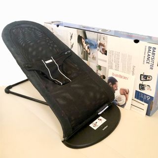 ベビービョルン(BABYBJORN)のベビービョルンバウンサー　黒メッシュ　箱•説明書つき　バウンザー(その他)