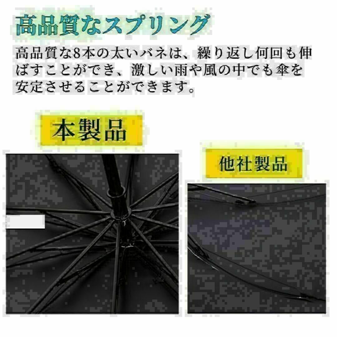 折りたたみ傘 ストライプ レディース 晴雨兼用 紫外線 遮光 UVカット 携帯 レディースのファッション小物(傘)の商品写真