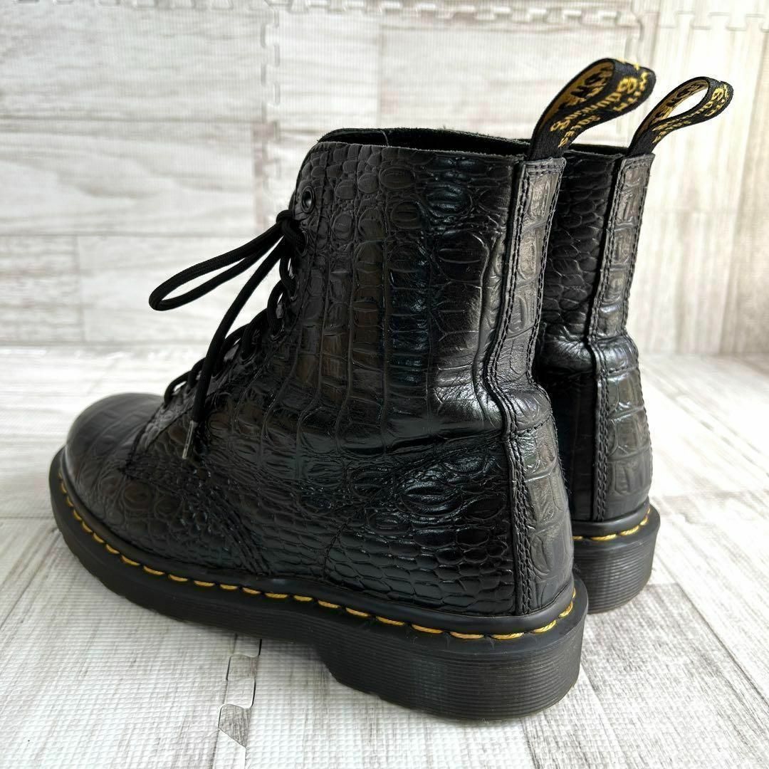 Dr.Martens(ドクターマーチン)の希少 ドクターマーチン ✨ 8ホールブーツ クロコ型押し PASCAL CROC レディースの靴/シューズ(ブーツ)の商品写真