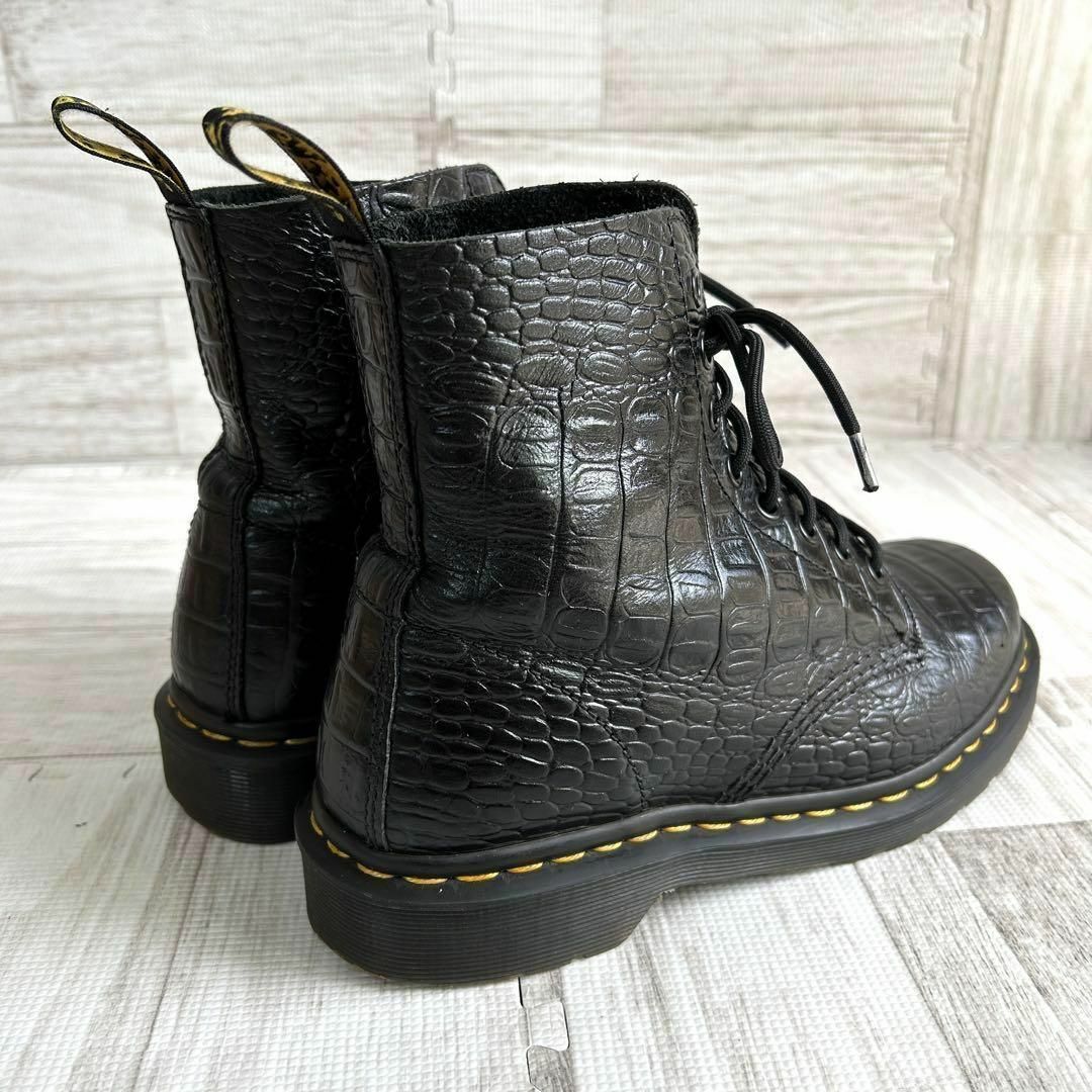 Dr.Martens(ドクターマーチン)の希少 ドクターマーチン ✨ 8ホールブーツ クロコ型押し PASCAL CROC レディースの靴/シューズ(ブーツ)の商品写真