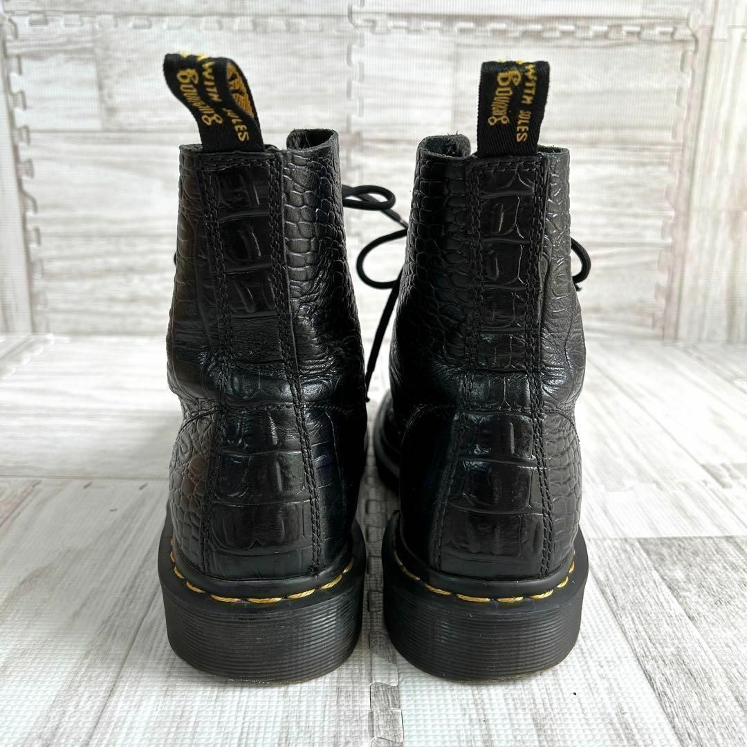 Dr.Martens(ドクターマーチン)の希少 ドクターマーチン ✨ 8ホールブーツ クロコ型押し PASCAL CROC レディースの靴/シューズ(ブーツ)の商品写真