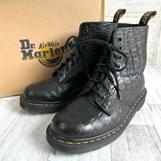 Dr.Martens - 希少 ドクターマーチン ✨ 8ホールブーツ クロコ型押し PASCAL CROC