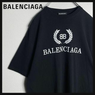 バレンシアガ(Balenciaga)の【即完売モデル】バレンシアガ　ロゴプリント　ビッグロゴ　Tシャツ　XS(Tシャツ/カットソー(半袖/袖なし))