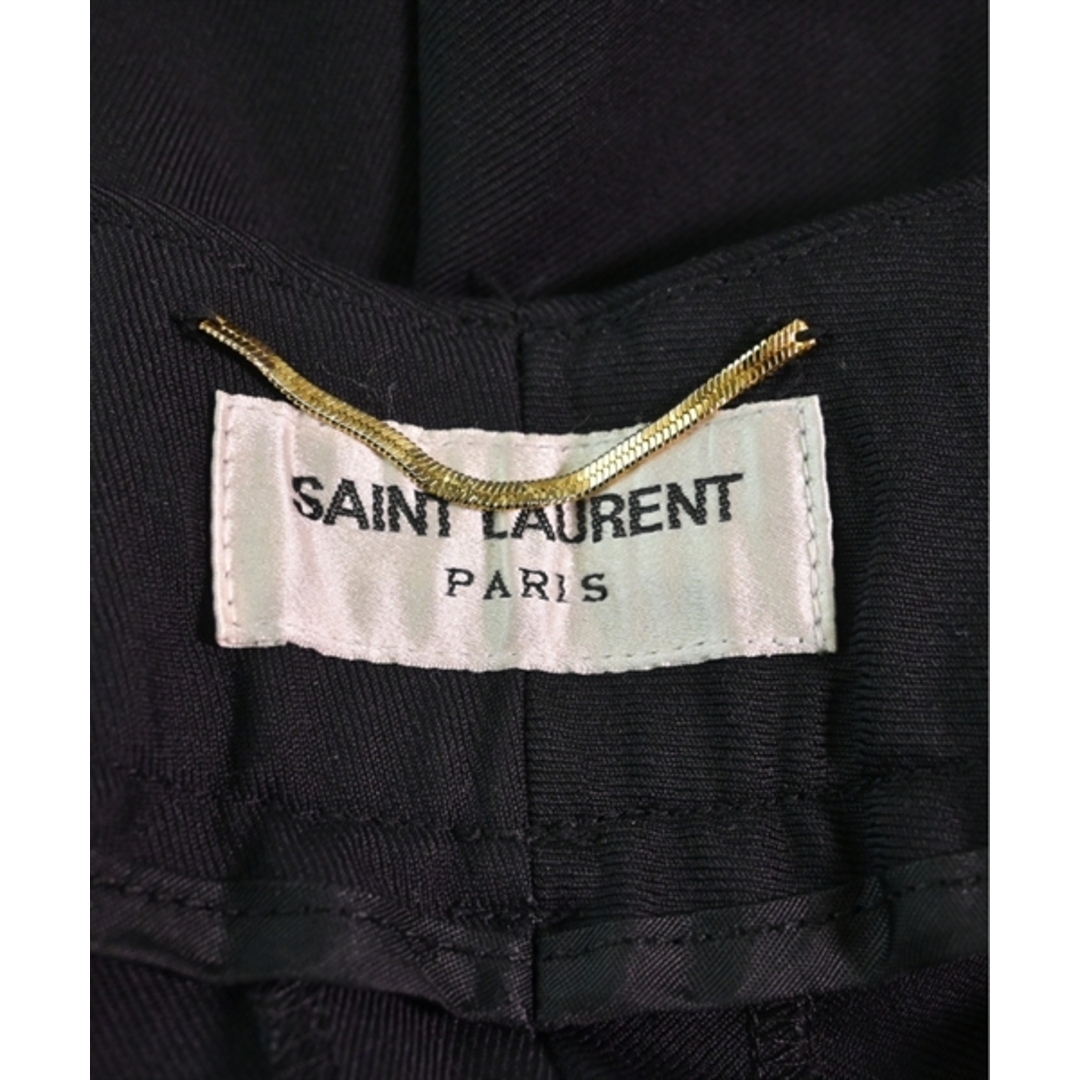 SAINT LAURENT PARIS スラックス 34(XS位) 黒 【古着】【中古】 レディースのパンツ(その他)の商品写真