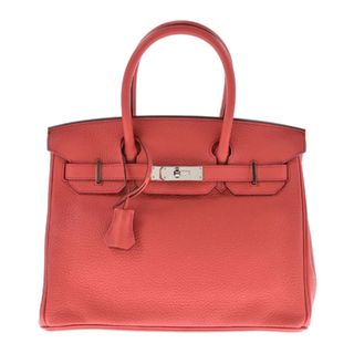 エルメス(Hermes)のHERMES エルメス ハンドバッグ 30 ピンク系 【古着】【中古】(ハンドバッグ)