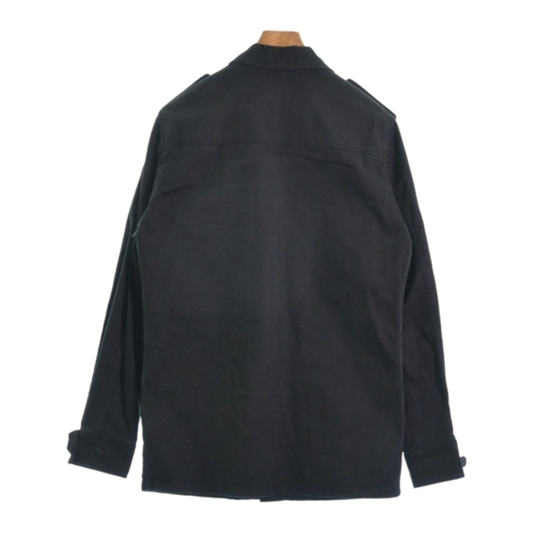 SAINT LAURENT PARIS ミリタリーブルゾン 44(S位) 黒 【古着】 SAINT LAURENT PARIS ミリタリーブルゾン 44(S位) 黒 【古着】
