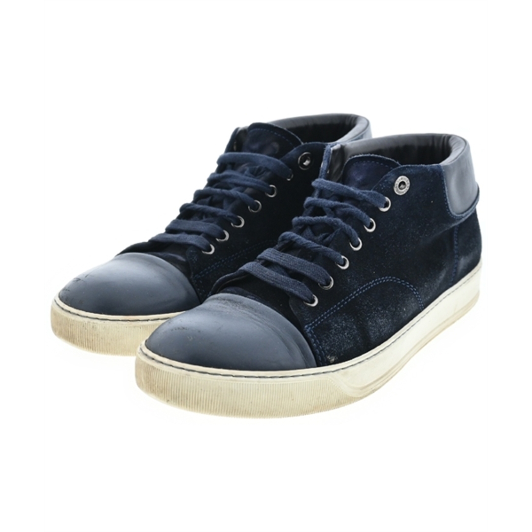 LANVIN(ランバン)のLANVIN ランバン スニーカー UK8(26.5cm位) 紺 【古着】【中古】 メンズの靴/シューズ(スニーカー)の商品写真