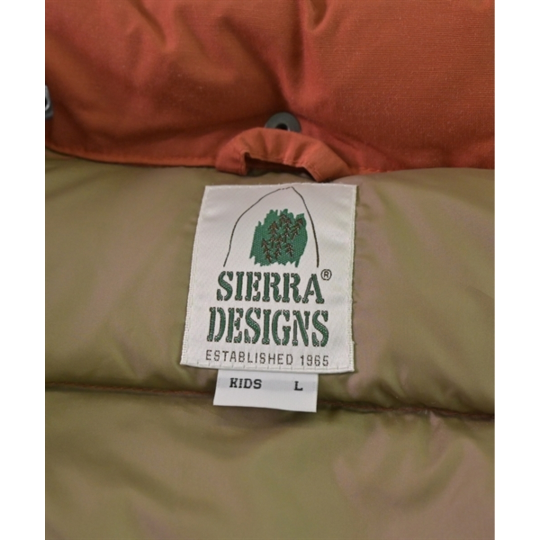 SIERRA DESIGNS(シェラデザイン)のSIERRA DESIGNS ダウンジャケット/ダウンベスト L オレンジ 【古着】【中古】 メンズのジャケット/アウター(ダウンジャケット)の商品写真