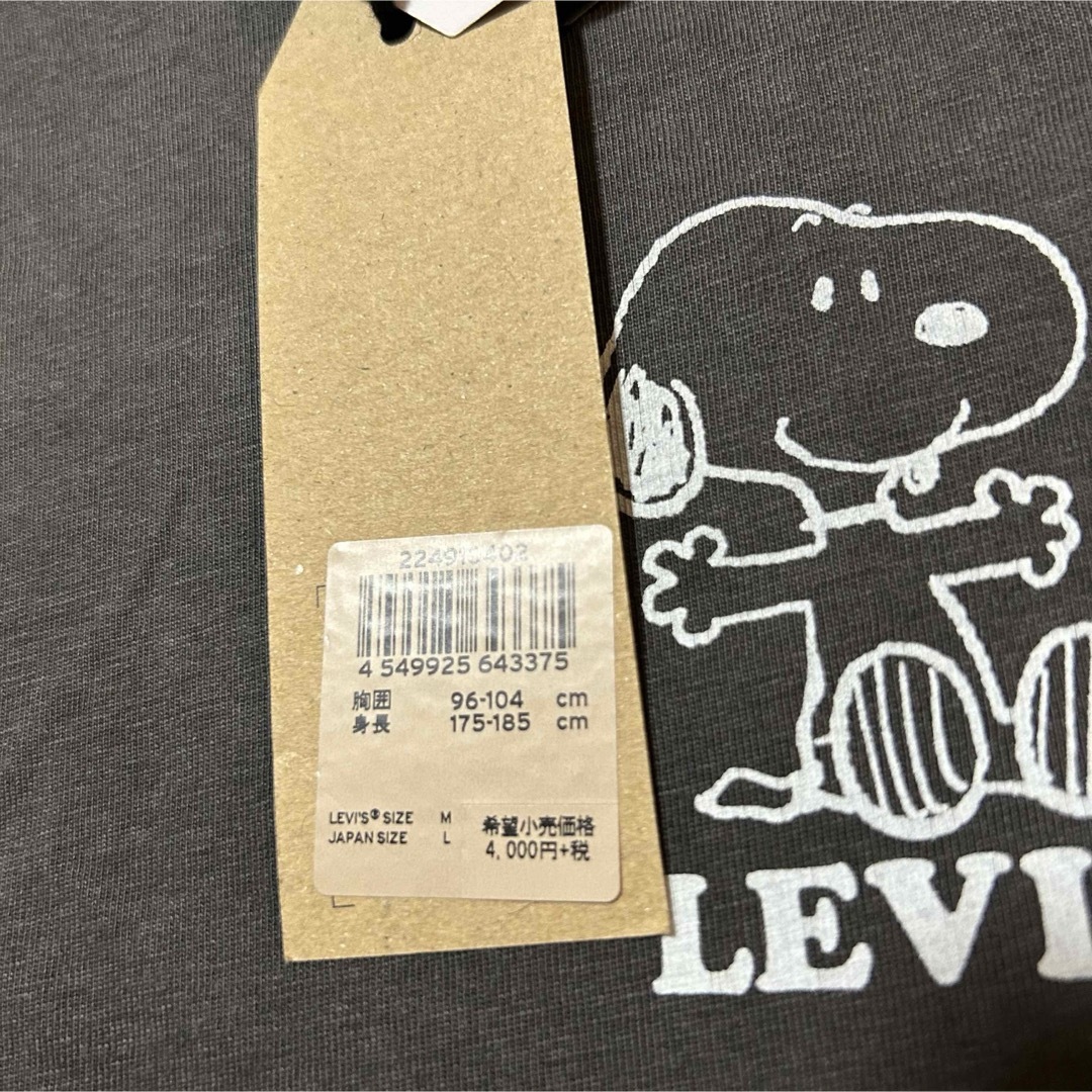 Levi's(リーバイス)の日本サイズL！リーバイス×PEANUTS (スヌーピー )古着半袖Tシャツ メンズのトップス(Tシャツ/カットソー(半袖/袖なし))の商品写真