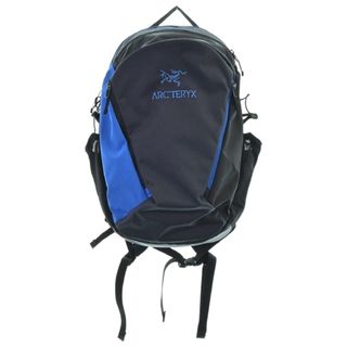 アークテリクス(ARC'TERYX)のARC'TERYX アークテリクス バックパック・リュック - 黒x青 【古着】【中古】(バッグパック/リュック)