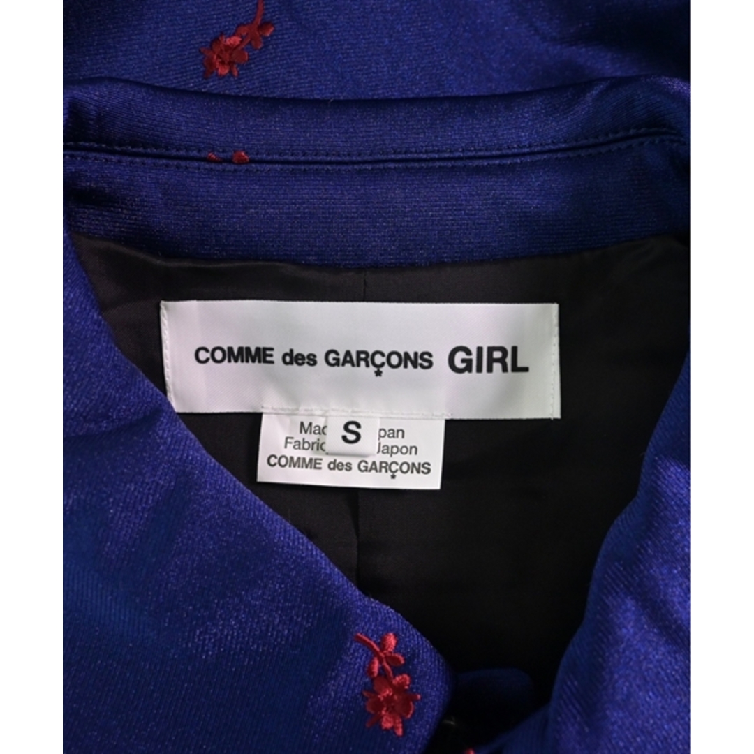 COMME des GARCONS GIRL(コムデギャルソンガール)のCOMME des GARCONS GIRL カジュアルジャケット S 紺 【古着】【中古】 レディースのジャケット/アウター(テーラードジャケット)の商品写真