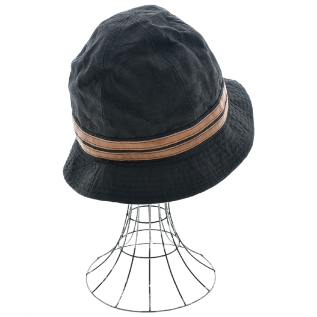 Borsalino(ボルサリーノ)のBorsalino ボルサリーノ ハット 58 黒x茶 【古着】【中古】 メンズの帽子(ハット)の商品写真