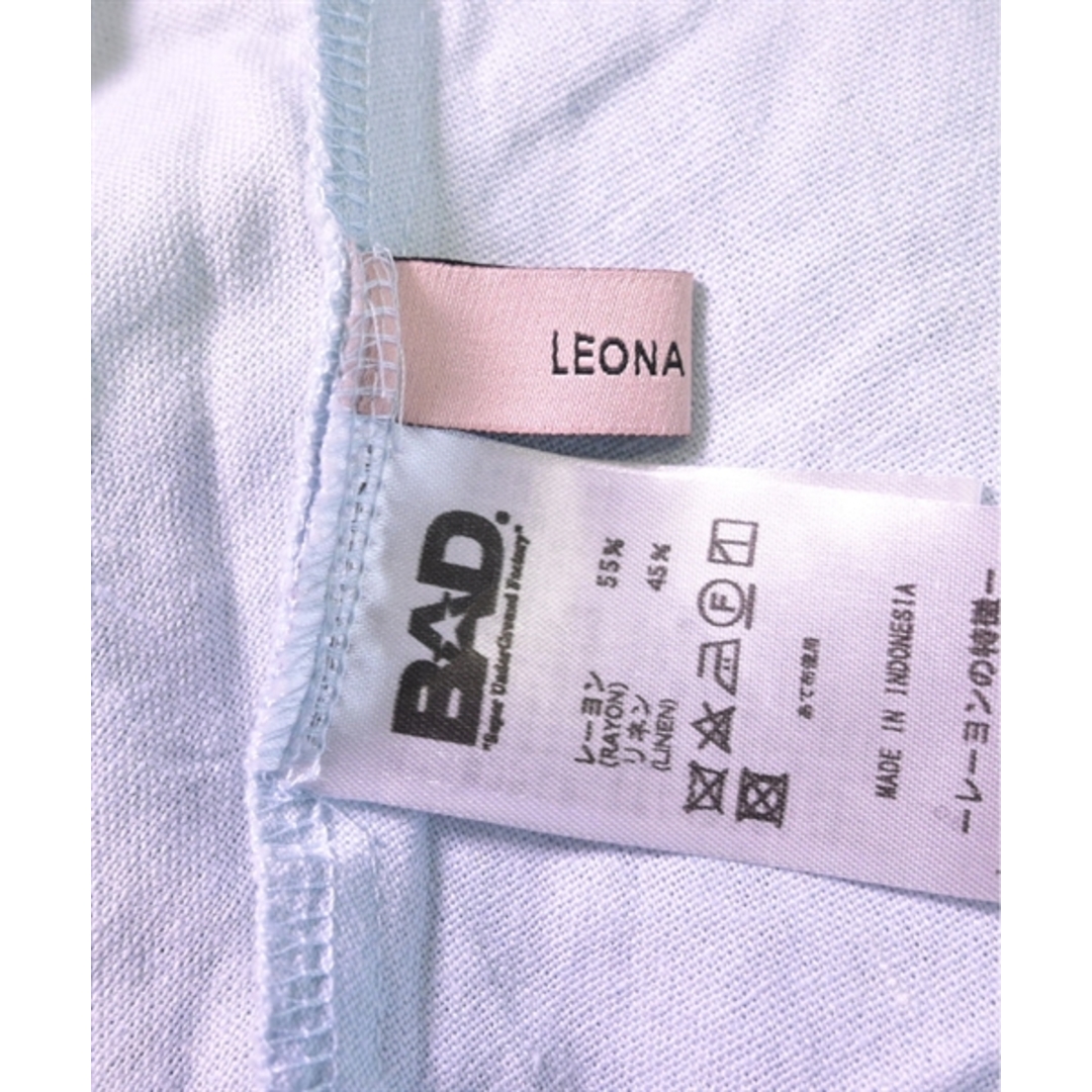 Leona SURF レオナサーフ ワンピース F 水色 【古着】【中古】 レディースのワンピース(ひざ丈ワンピース)の商品写真