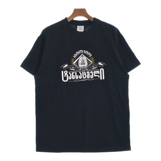 ヴェトモン(VETEMENTS)のVETEMENTS ヴェトモン Tシャツ・カットソー XS 黒 【古着】【中古】(Tシャツ/カットソー(半袖/袖なし))